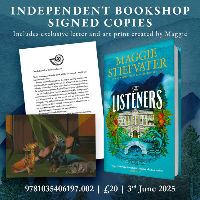 The Listeners by Maggie Stiefvater (SIGNED, INDIE EDITION)