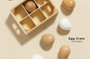 Le Toy Van Farm Eggs Wooden Market Crate