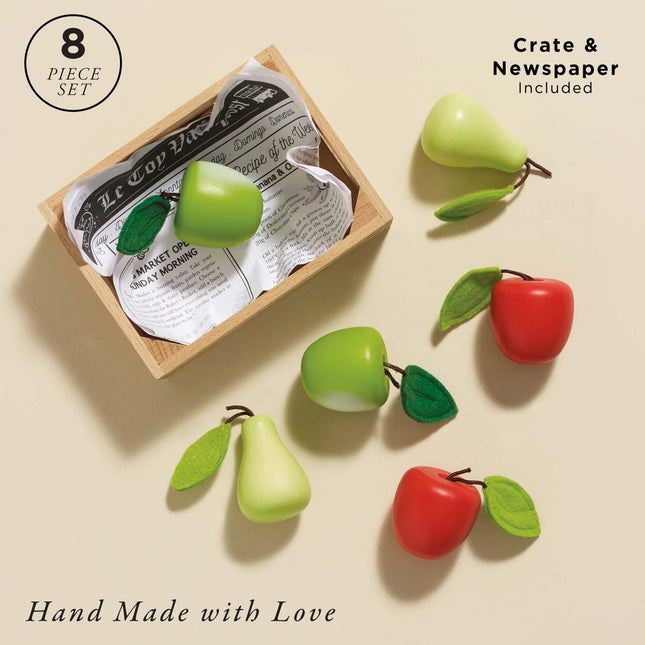 Le Toy Van Orchard Fruits Wooden Market Crate