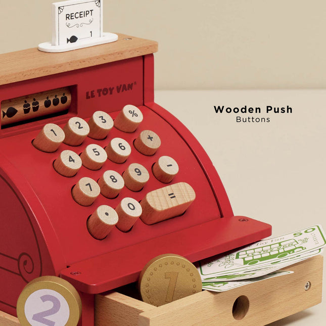 Le Toy Van Shop Till - Cash Register & Money