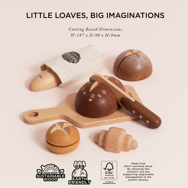 Le Toy Van Artisan Bread and Knife Set