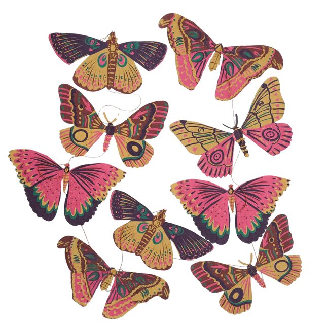 Butterfly Vertical Wall Hanging East End Press Garland