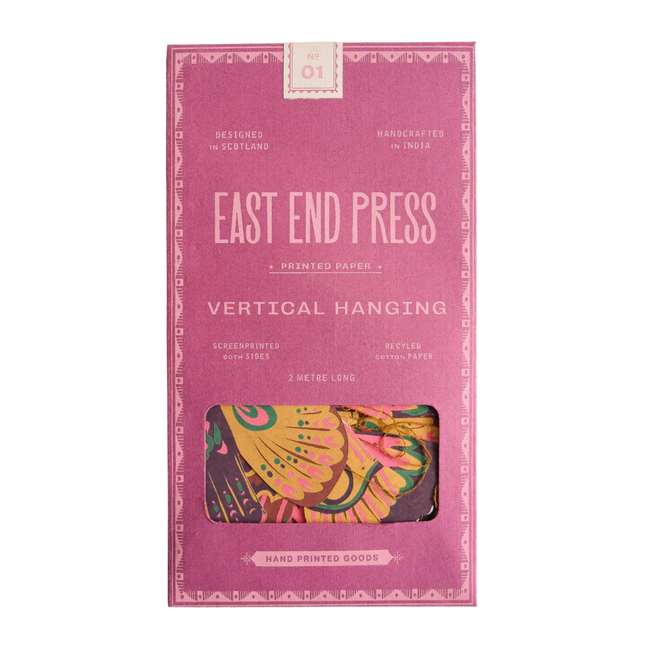 Butterfly Vertical Wall Hanging East End Press Garland