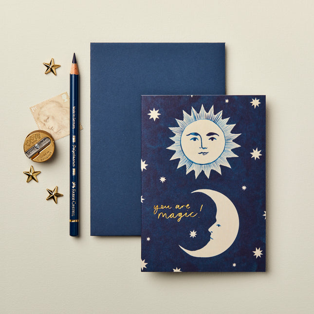 Wanderlust Moon & Sun 'You Are Magic' Card