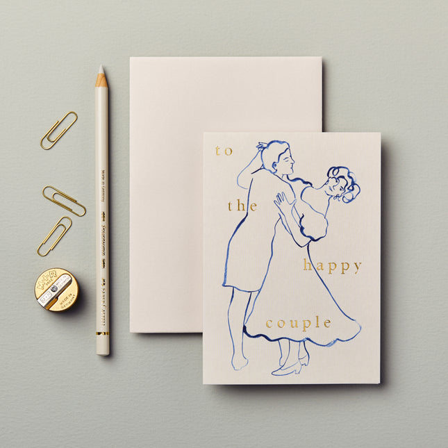 Wanderlust Figures 'To the Happy Couple' Card