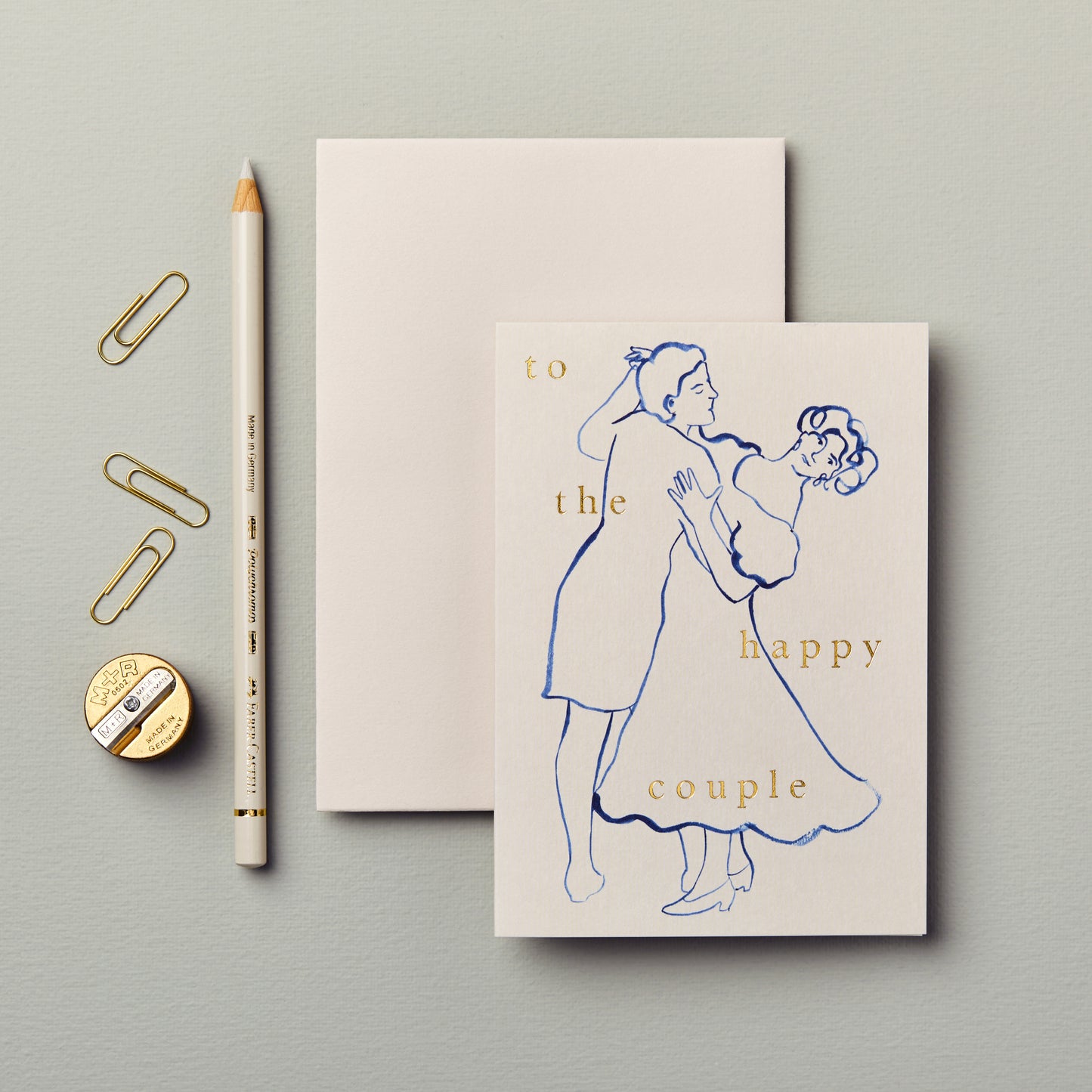 Wanderlust Figures 'To the Happy Couple' Card