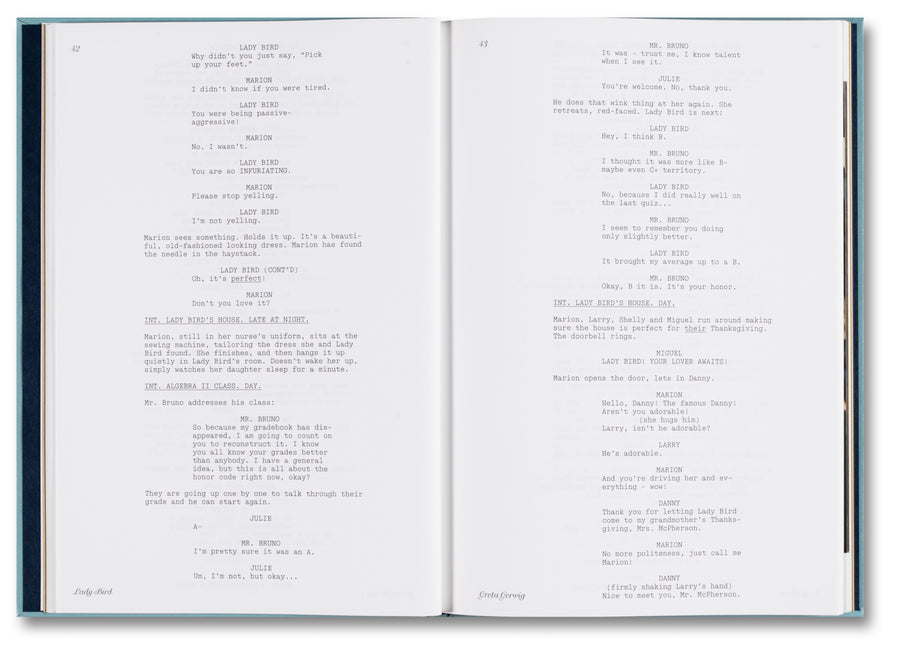 A24 Lady Bird Screenplay Book
