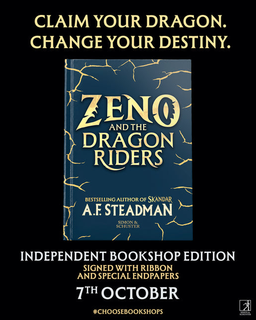 Zeno and the Dragon Riders by A.F. Steadman (SIGNED INDIE EDITION PRE-ORDER)