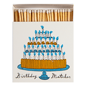 Birthday Cake Matches | Square Matchboxes