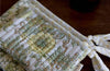 Organic Cotton Zipped Pouch Set 2pk - Floral Buttercream