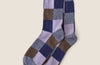 Organic Cotton Socks | Patchwork Blue