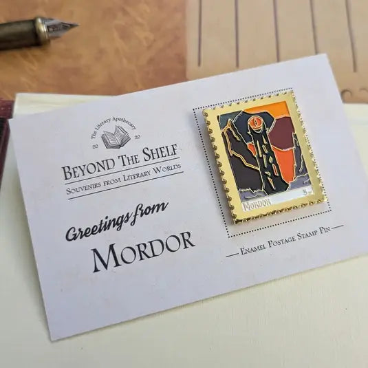 The Lord of the Rings - Mordor: Gold Enamel Pin Badge