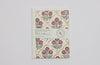 Hand Block Printed Greeting Card - Trellis Pink Earth