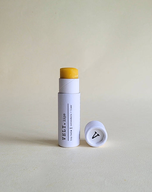 Natural Vegan Lip Balm With Calendula Extract and Lime