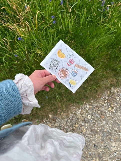 Breakfast in the Country, Greetings Card