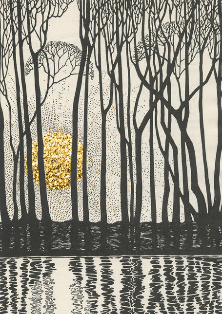Gold Foil Greeting Card
