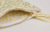 Organic Cotton Zipped Pouch Set 2pk - Floral Buttercream