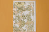 Hand Block Printed Greeting Card - GC Wild Rose Buttercream