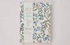 Block Printed Ruled Notebook (A5) - Song Birds Blue Stone