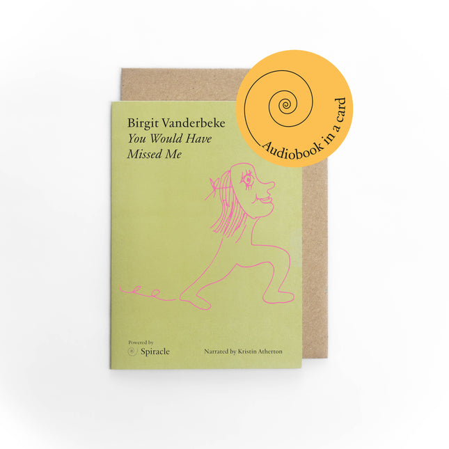 Audiobook in a Card: You Would Have Missed Me 