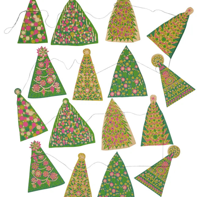 Midcentury Trees East End Press Garland