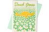 Touch Grass Cat - Risograph Card
