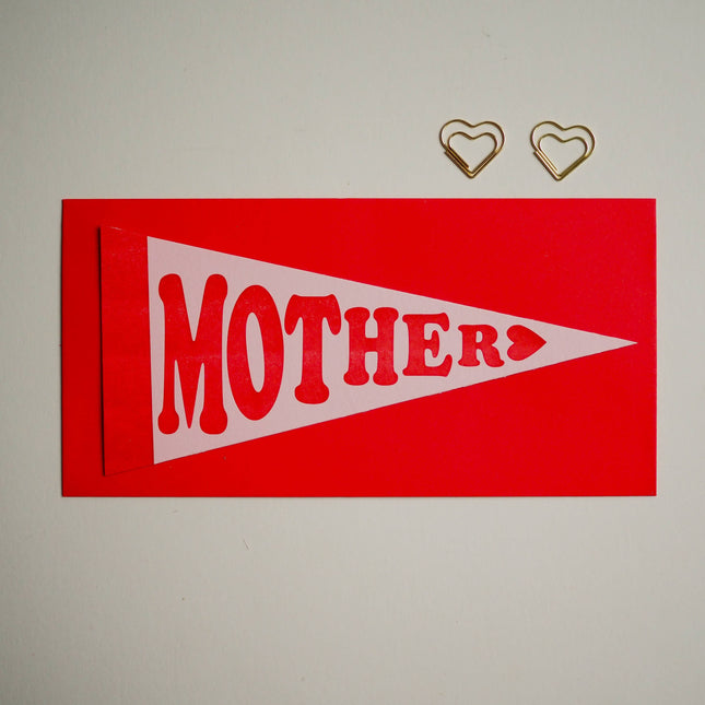 Mother pennant Mothers day card