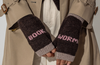 Book Worm Mittens in Cocoa & Calamine