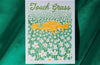 Touch Grass Cat - Risograph Card