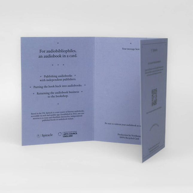 Audiobook in a Card: Mrs Dalloway by Virginia Woolf