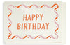 Pink & Orange Happy Birthday | Letterpress Cards | Small