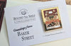 Sherlock Holmes - Baker Street: Gold Enamel Pin Badge