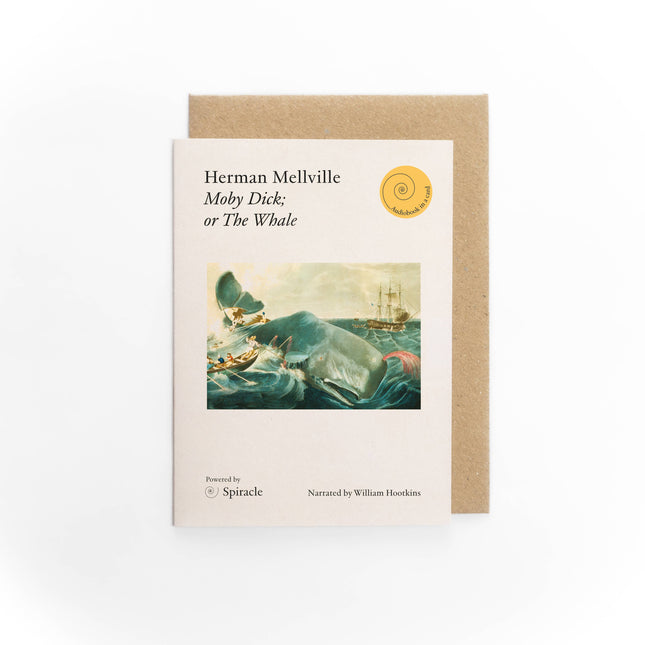 Audiobook in a Card: Moby Dick by Herman Melville