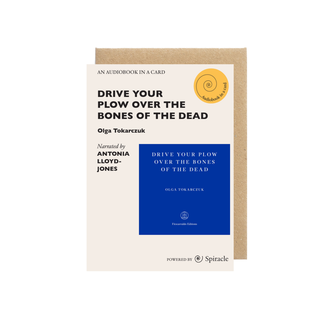 Audiobook in a Card: Drive Your Plow Over the Bones