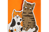 Grumpy Cats | Letterpress Cards | Cut-out Cards