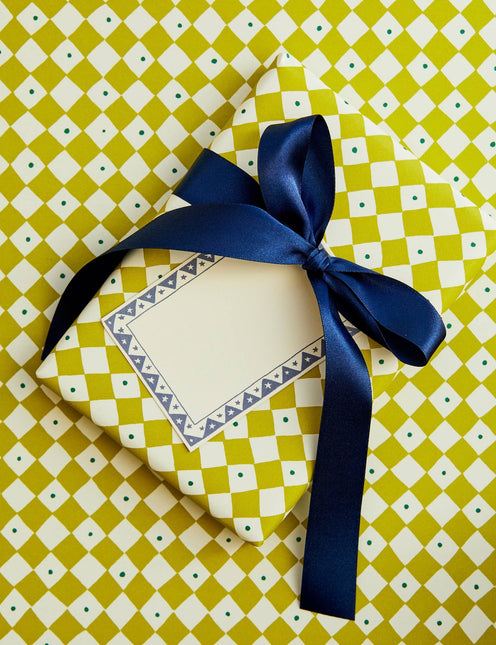 Gift Tags - Set of 8 Blue Star Border