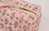 Organic Cotton Toiletry Bag (Small) - Ditsy Floral Blush