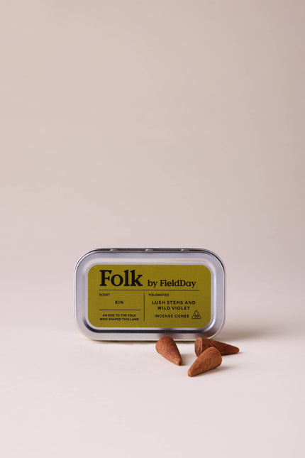 Kin Folk Tin of Incense Cones