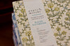 Block Printed Ruled Notebook (A5) - Floral Lattice Buttercream