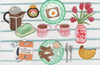 La Vaisselle Breakfast, Greetings Card