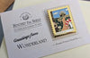 Alice's Adventures in Wonderland: Gold Enamel Pin Badge