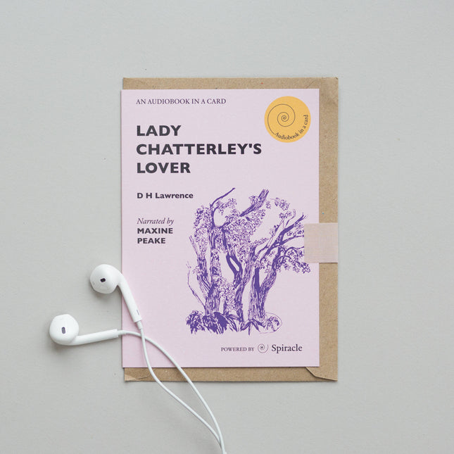 Audiobook in a Card: Lady Chatterley's Lover by D H Lawrence