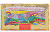 Peace, Rhubarb & Custard Flavoured Pink & Yellow Chocolate Bar