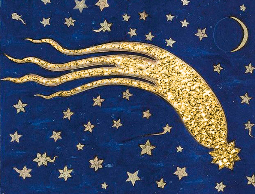 Little Vintage Card with Glitter