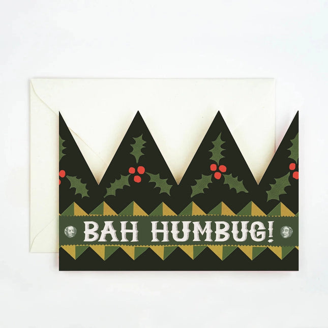 Hadley Chief Bah Humbug Party Hat Card
