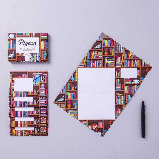 Bookstore Pigeon, Folding Stationery Letter Pack
