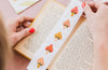 Toadstool Cross Stitch Bookmark Kit