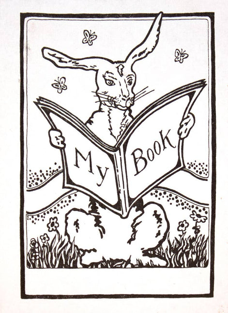 Book Bunny Bookplates x20