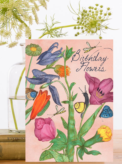 Flowers Birthday Card