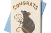 Congrats Rat - Risograph Card
